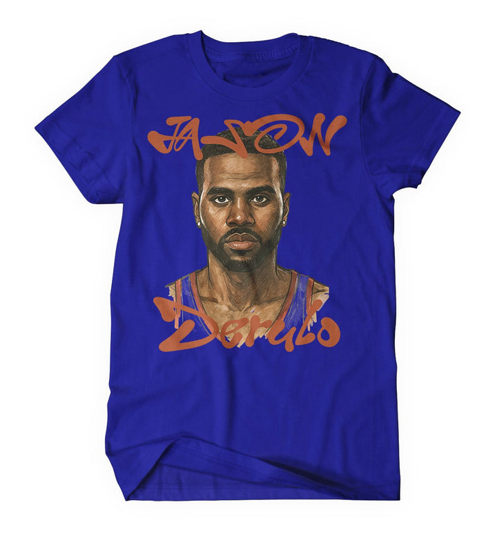 Jason Derulo - Face and Logo Official Unisex T-Shirt