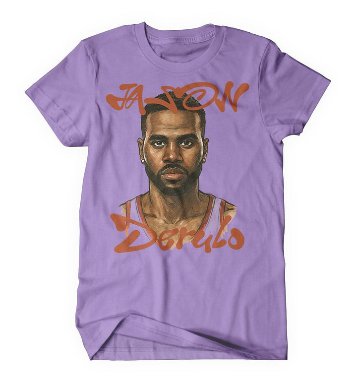 Jason Derulo - Face and Logo Official Unisex T-Shirt
