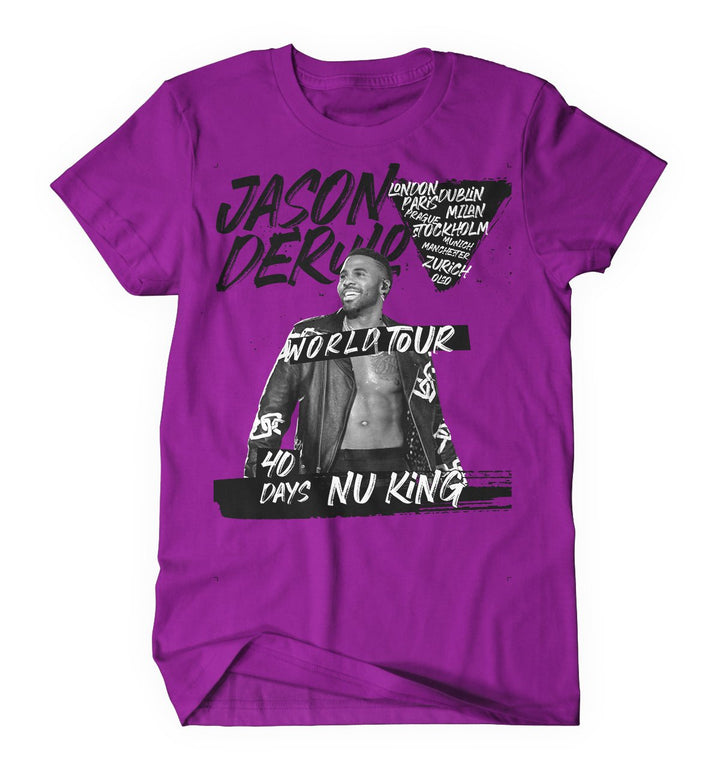 Jason Derulo - Nu King 40 Days Official Unisex T-Shirt