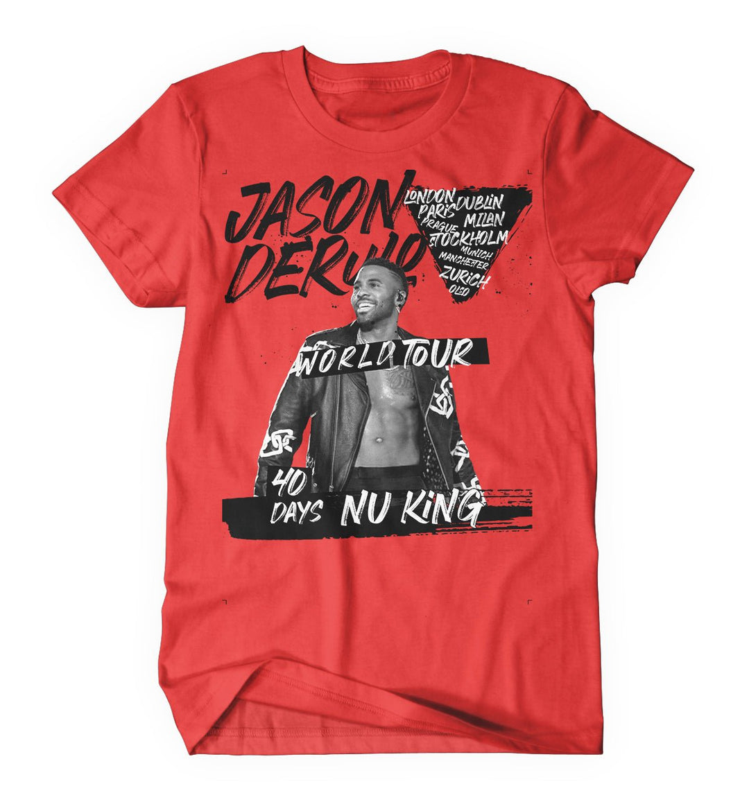 Jason Derulo - Nu King 40 Days Official Unisex T-Shirt